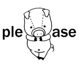 Piggy is coming ( English version 1 ) sticker #5102703