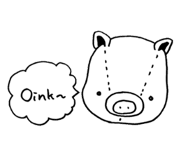 Piggy is coming ( English version 1 ) sticker #5102706