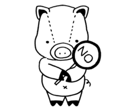 Piggy is coming ( English version 1 ) sticker #5102708