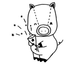 Piggy is coming ( English version 1 ) sticker #5102714