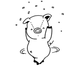 Piggy is coming ( English version 1 ) sticker #5102715
