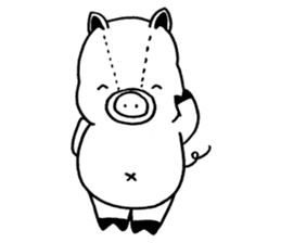 Piggy is coming ( English version 1 ) sticker #5102727
