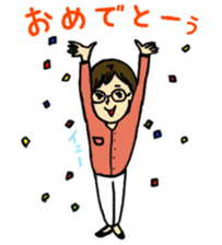 megane girl's daily life sticker #5102914