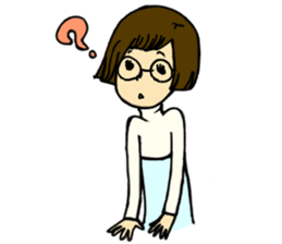 megane girl's daily life sticker #5102920