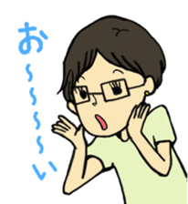 megane girl's daily life sticker #5102933
