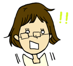 megane girl's daily life sticker #5102937