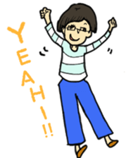 megane girl's daily life sticker #5102941