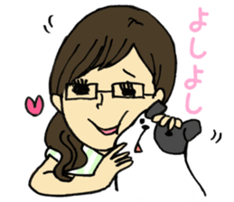megane girl's daily life sticker #5102943