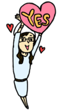 megane girl's daily life sticker #5102948