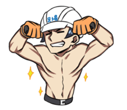 "BI-KE" scaffolder's nice Stickers sticker #5103187