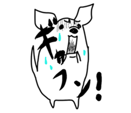 it looks like pig but its Chihuahua sticker #5103264