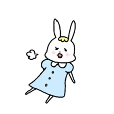 Fashionable rabbit 2 sticker #5104282