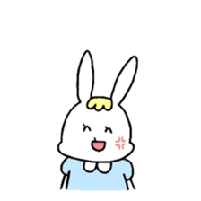 Fashionable rabbit 2 sticker #5104287