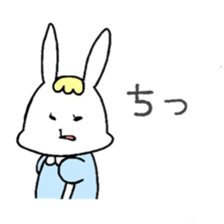 Fashionable rabbit 2 sticker #5104289