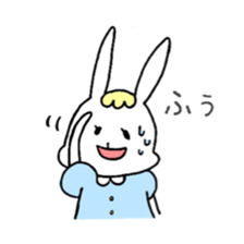 Fashionable rabbit 2 sticker #5104292