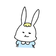 Fashionable rabbit 2 sticker #5104296