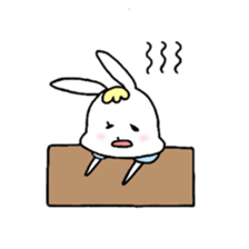 Fashionable rabbit 2 sticker #5104297