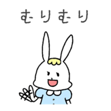Fashionable rabbit 2 sticker #5104300