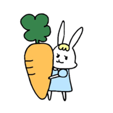 Fashionable rabbit 2 sticker #5104301