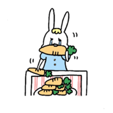 Fashionable rabbit 2 sticker #5104304
