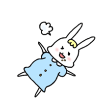 Fashionable rabbit 2 sticker #5104305