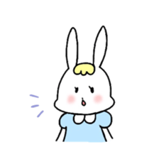 Fashionable rabbit 2 sticker #5104306