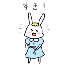 Fashionable rabbit 2 sticker #5104308