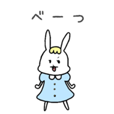Fashionable rabbit 2 sticker #5104310