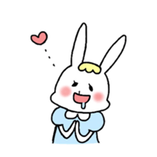 Fashionable rabbit 2 sticker #5104311