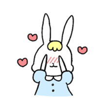 Fashionable rabbit 2 sticker #5104312