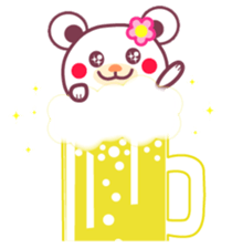 Summer vacation of the Chocolate bear sticker #5104834