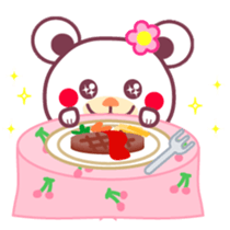 Summer vacation of the Chocolate bear sticker #5104835