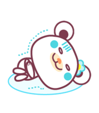 Summer vacation of the Chocolate bear sticker #5104841