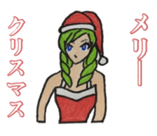 Costume masquerade gal sticker #5105414