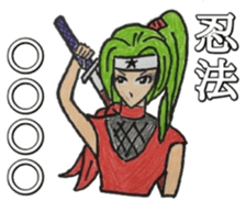 Costume masquerade gal sticker #5105416