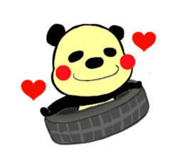 monoqlo panda sticker #5106027