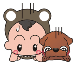 PuPu Baby & PuPu Puppy sticker #5107069