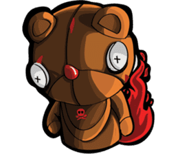 Scary Bear sticker #5107218