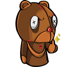 Scary Bear sticker #5107224
