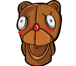 Scary Bear sticker #5107237