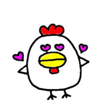 Don't call me chicken. sticker #5108196