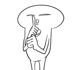 Yummy the king oyster mushroom sticker #5108336