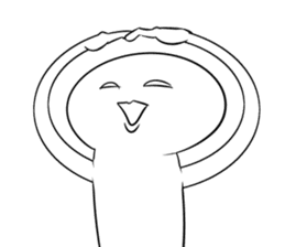 Yummy the king oyster mushroom sticker #5108345