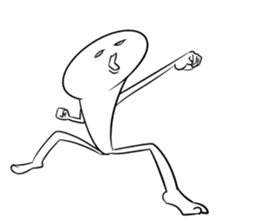 Yummy the king oyster mushroom sticker #5108350