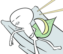 Yummy the king oyster mushroom sticker #5108351