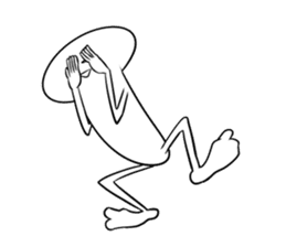 Yummy the king oyster mushroom sticker #5108359