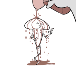 Yummy the king oyster mushroom sticker #5108361