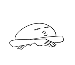 Yummy the king oyster mushroom sticker #5108365