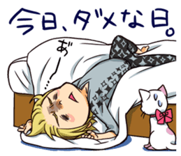 Prince and kitten sticker #5109004