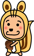 STUFFED ANIMAL SUIT OF LARGE ANIMAL sticker #5109211